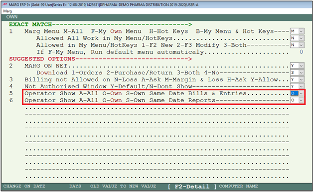 How to set user can only view details of those reports and bills which ...