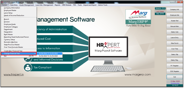 how-to-change-financial-year-period-in-hrxpert-software